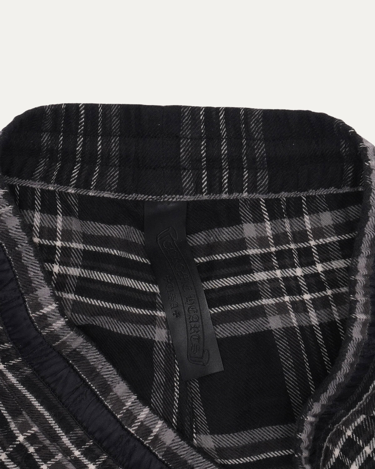 After School Cross Patch Flannel Shorts