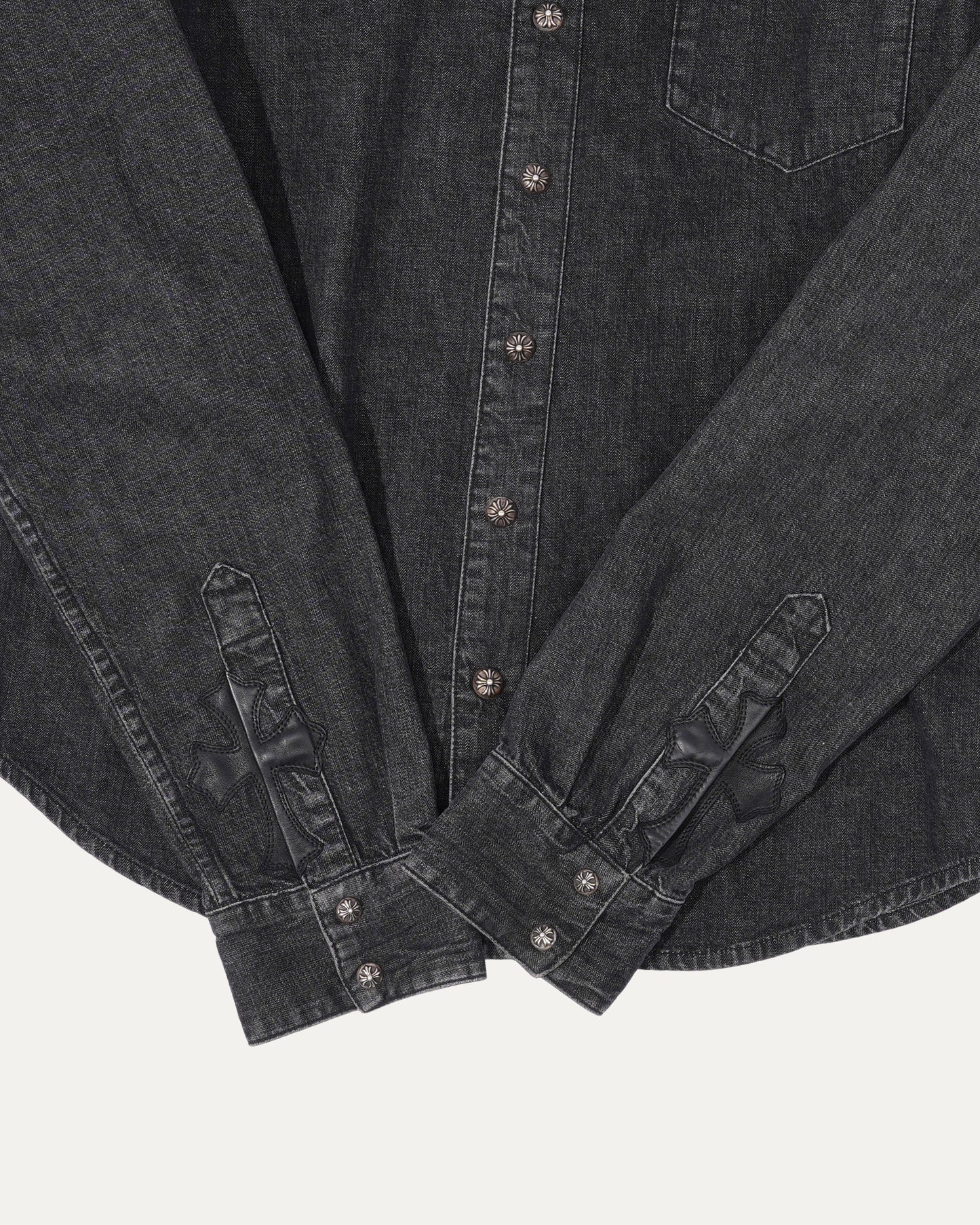 Cross Patch Denim Shirt
