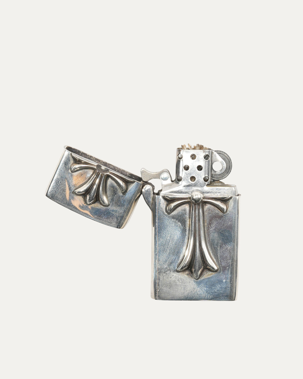 Silver Cross Zippo Lighter