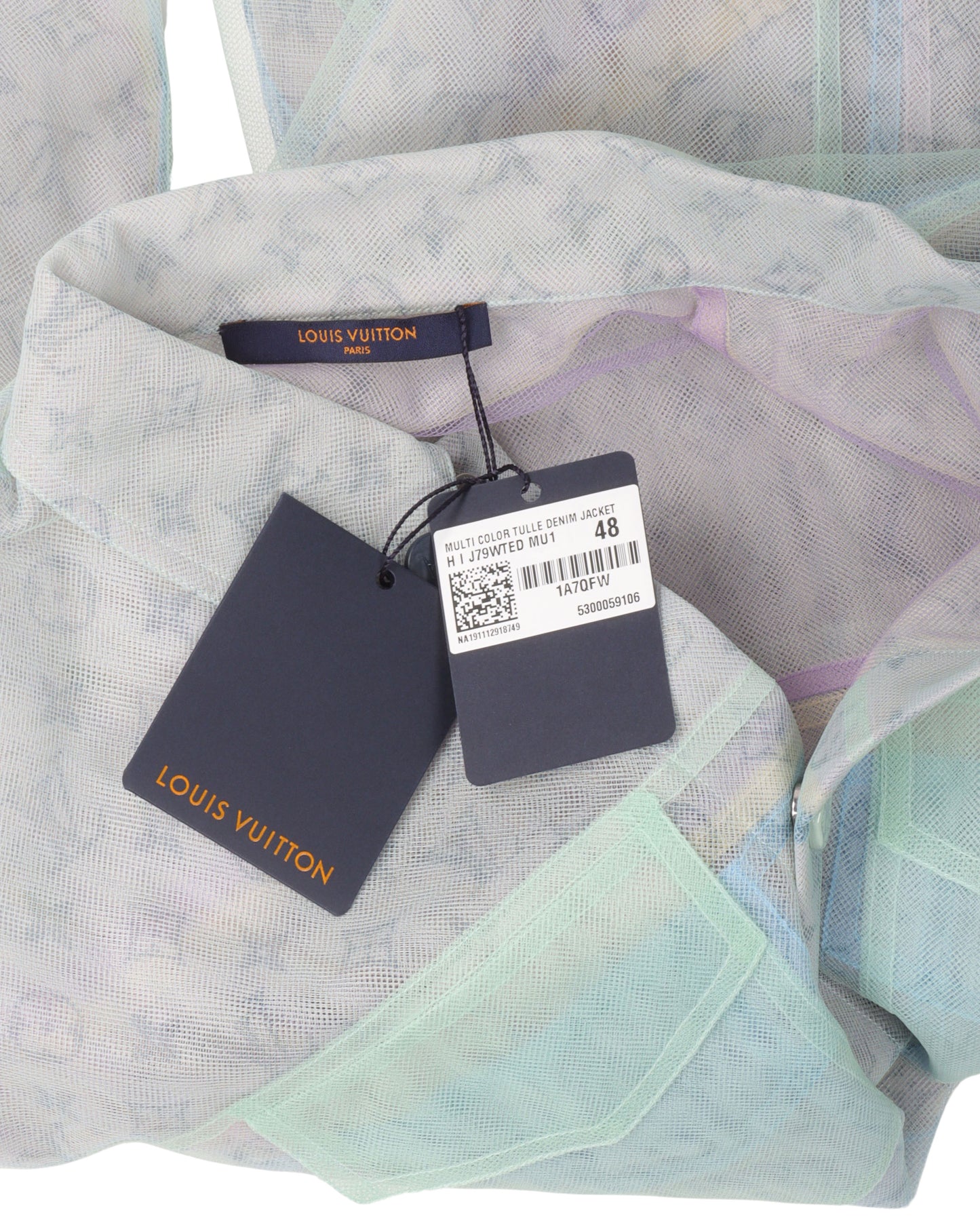 Multicolor Monogram Tulle Trucker Jacket