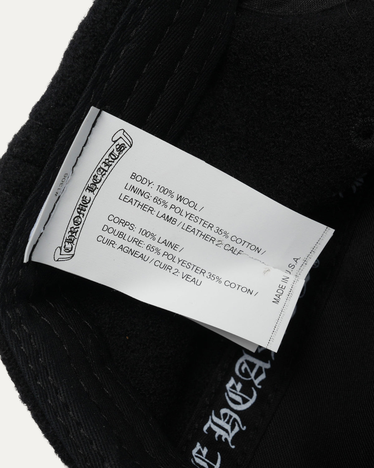 Wool CH 33 Baseball Cap