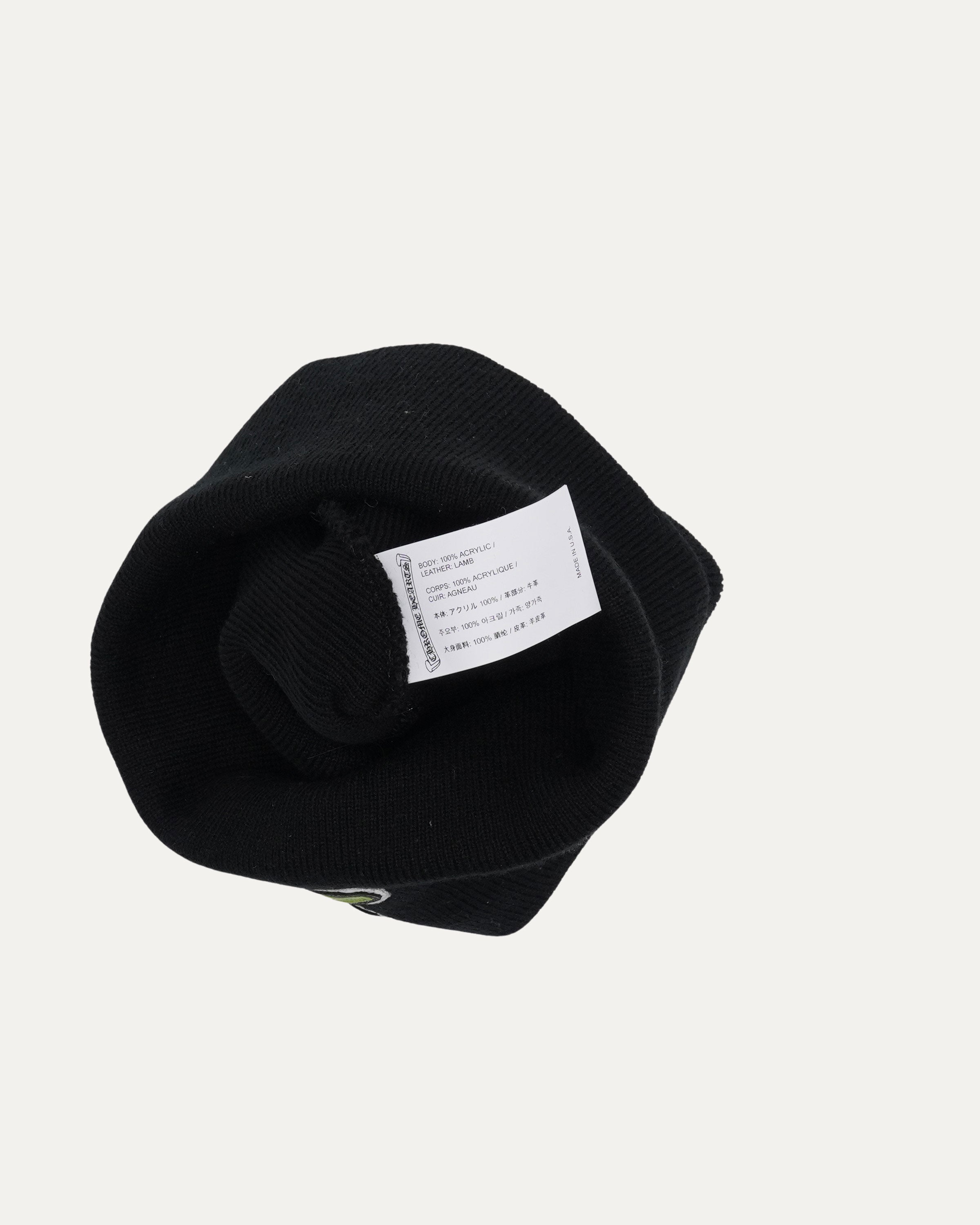 帽子 chromehearts matty boy sex patch beanie Chrome Hearts Matty Boy Sex Records Patch Beanie – Justin Reed