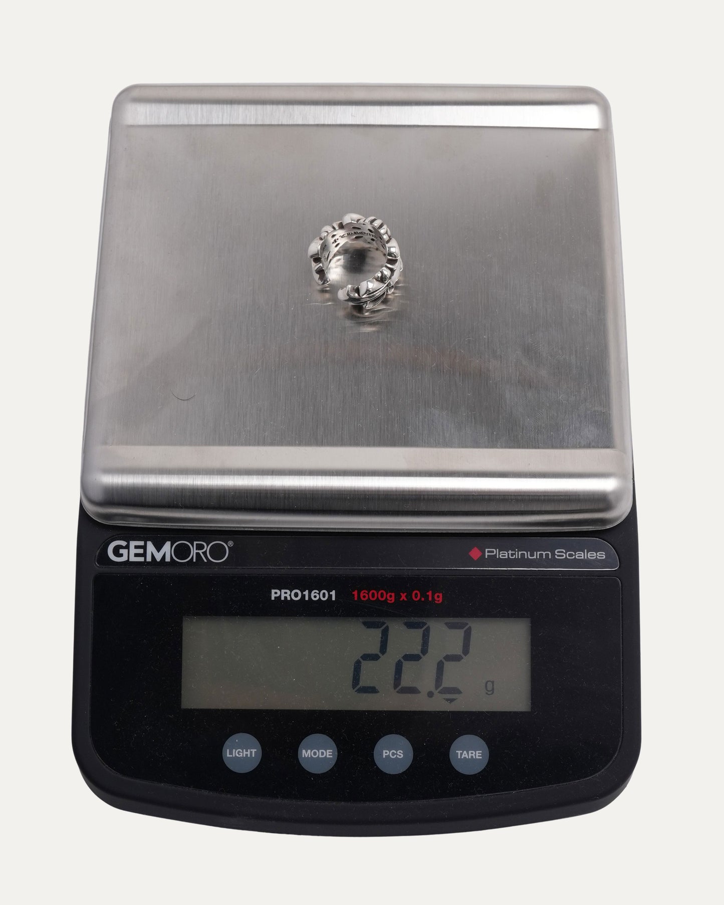 Double Floral Cross Ring