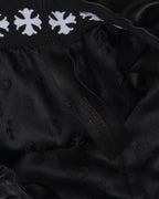 Cross Patch Leather Shorts