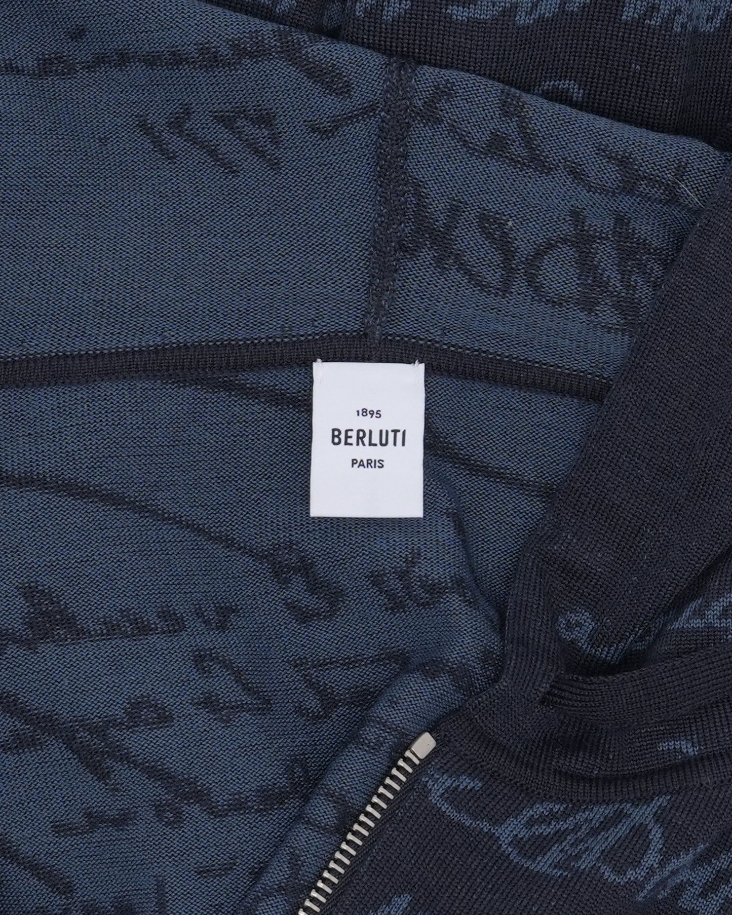 Calligraphy Wool Hoodie