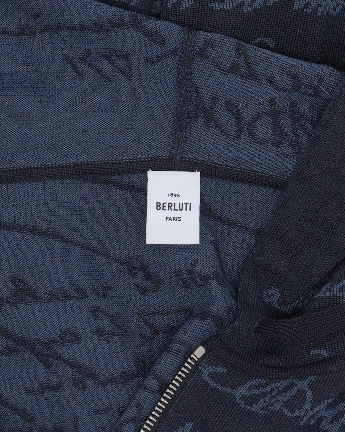Calligraphy Wool Hoodie