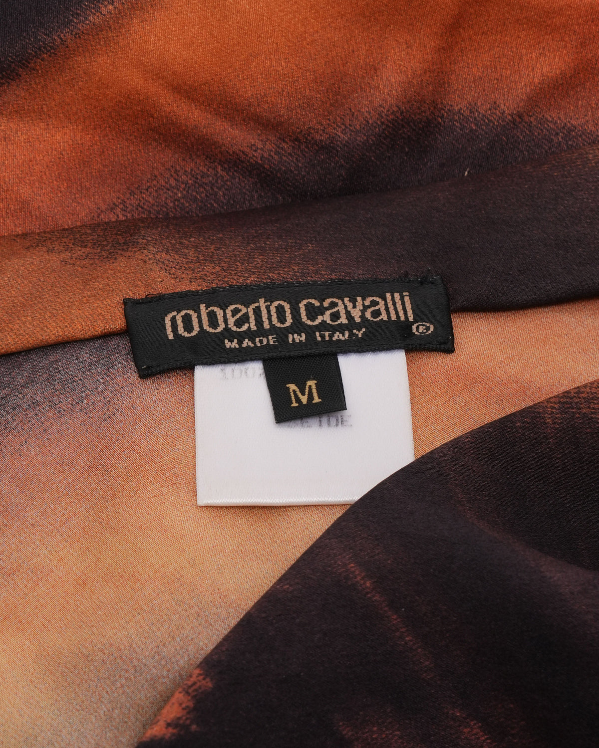 FW 2000 Tiger Print Silk Skirt
