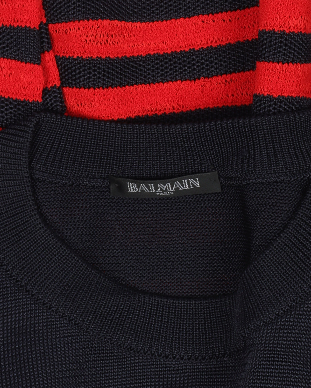 Embroidered Striped Sweater