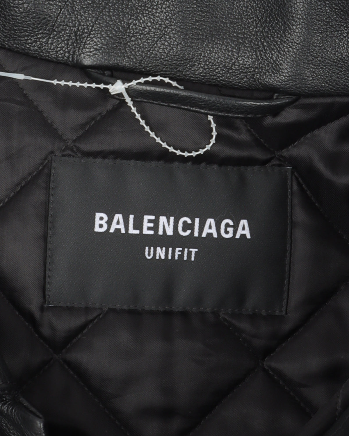 Oversized Padded Leather Jacket
