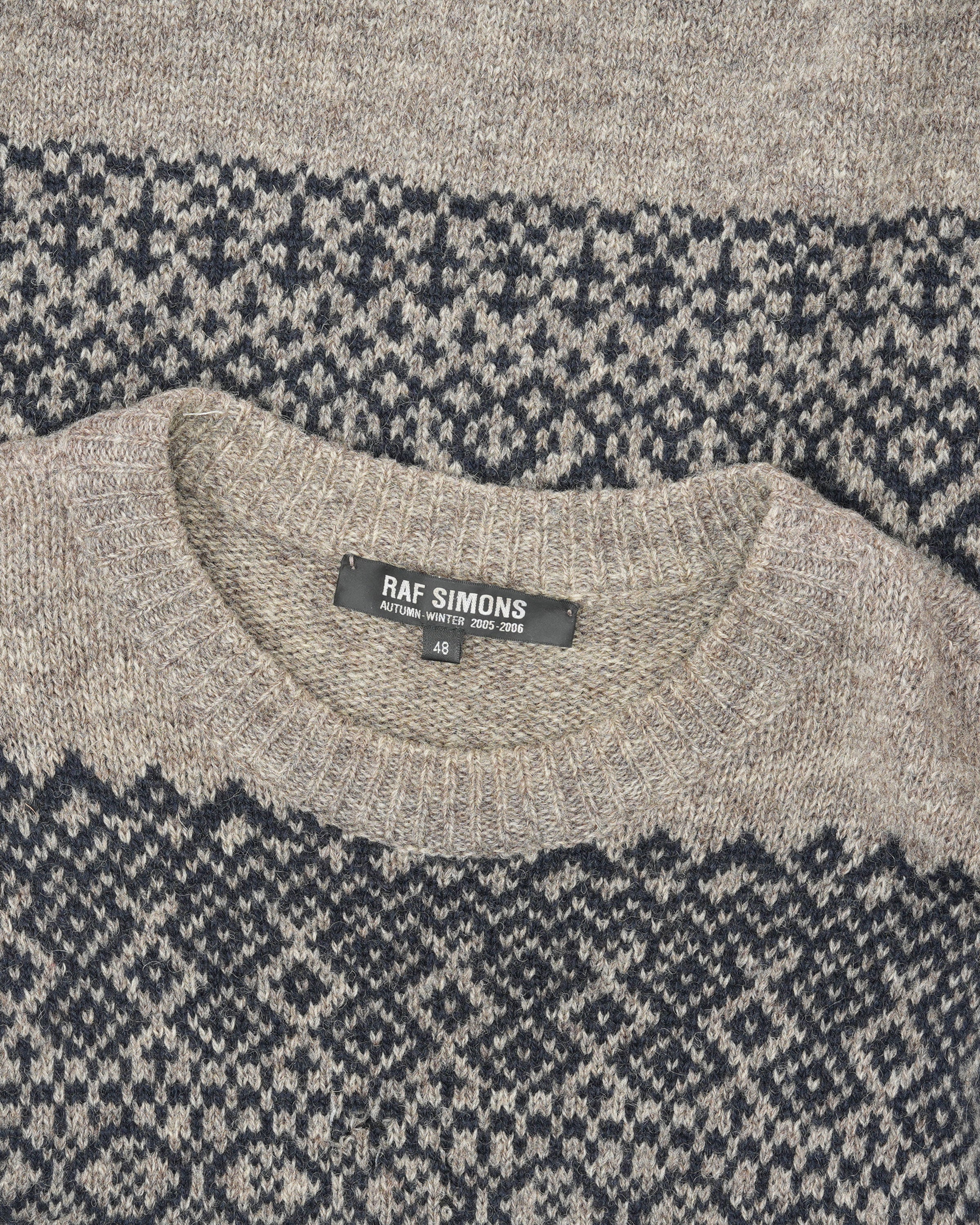 AW05-06 History of My World Fairisle Sweater