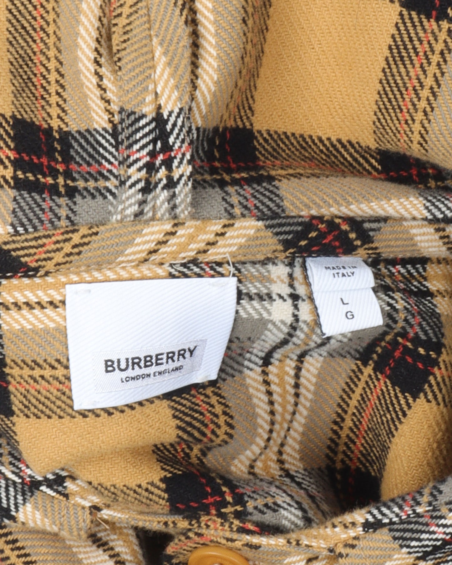Checked Hooded Shirt