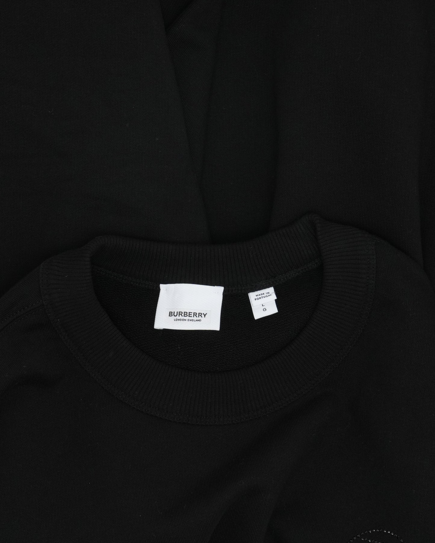 Rhinestone Logo Crewneck Sweatshirt