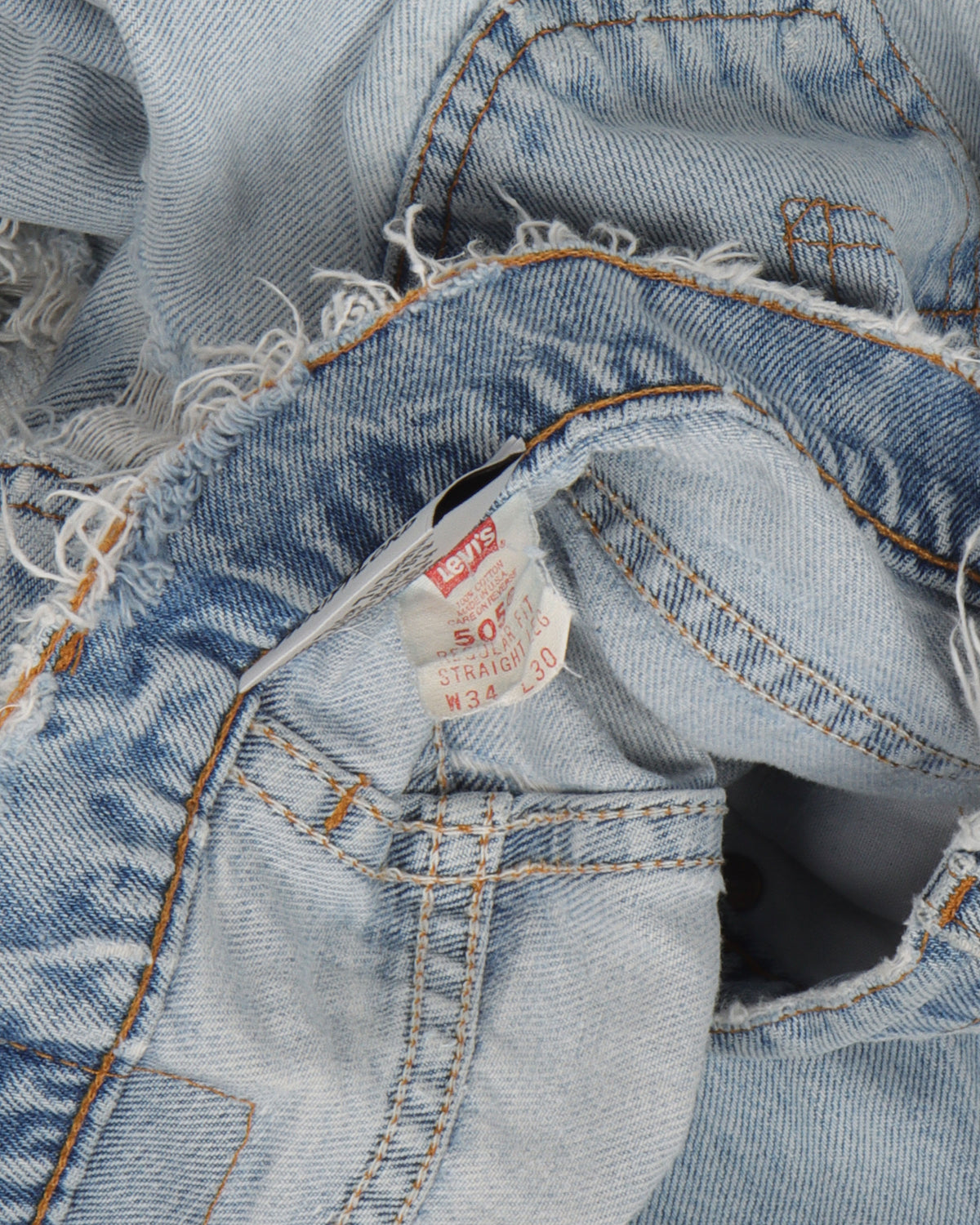 Levi's 505 Orange Tab Jeans