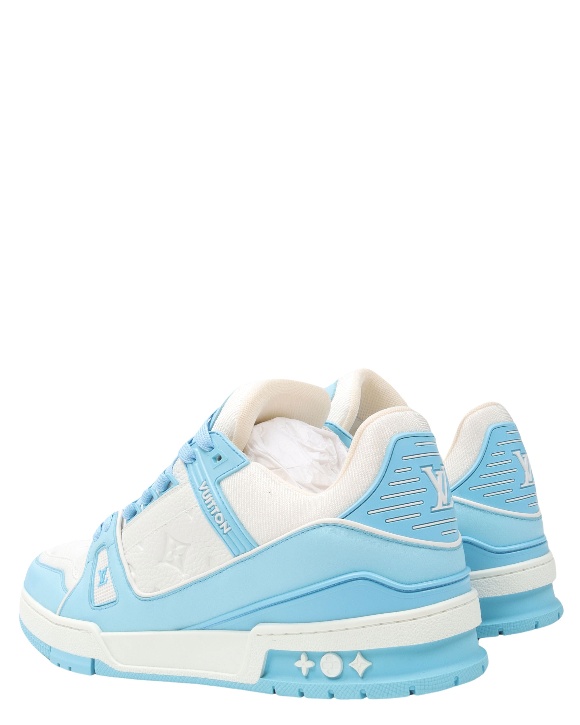Louis Vuitton Trainer Sneaker In Blue