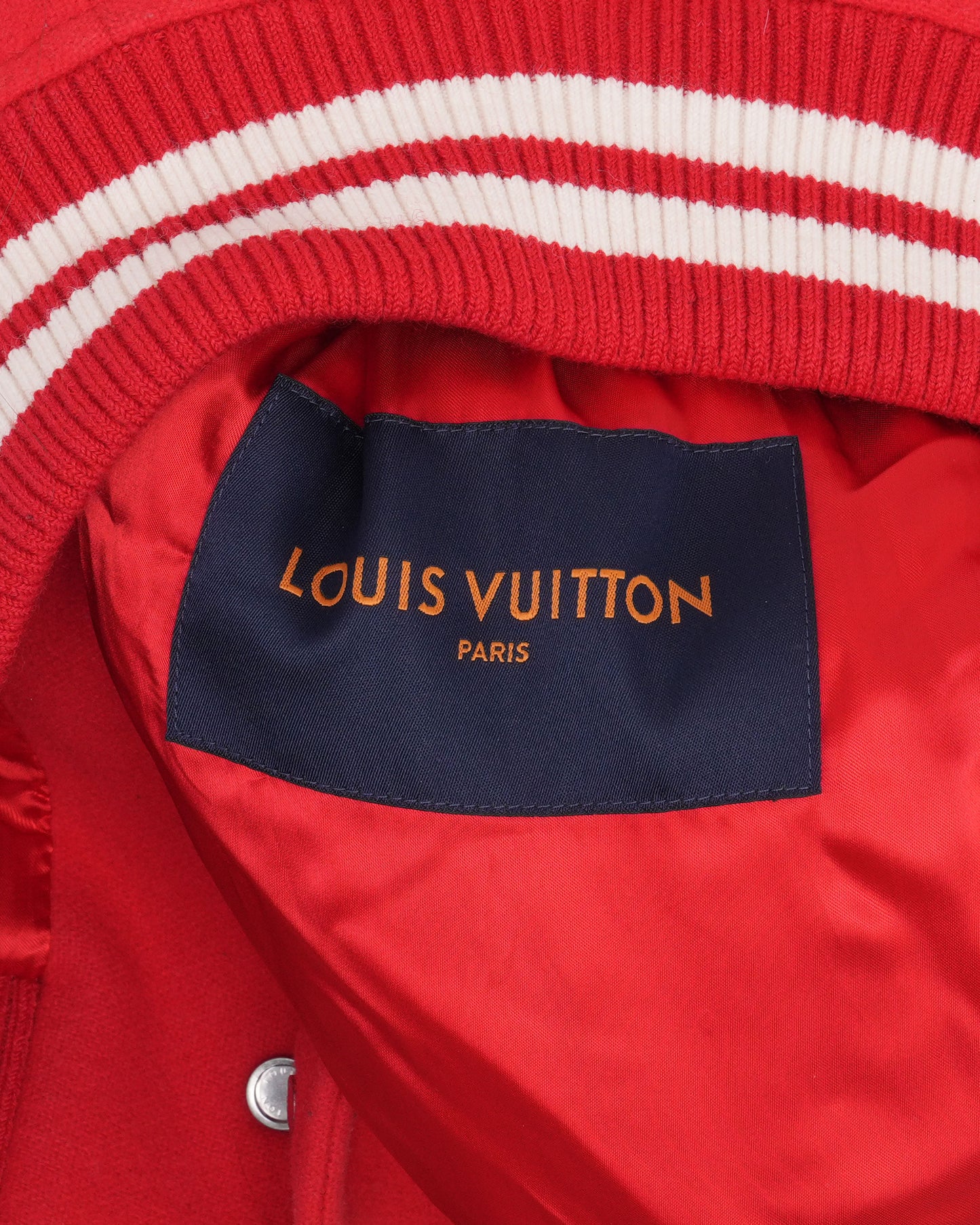 Mix Leather Varsity Blouson