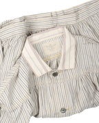 Twill Stripe Gypsy Blouse