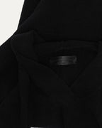 Pony Hair Cross Patch Hooded Sweater