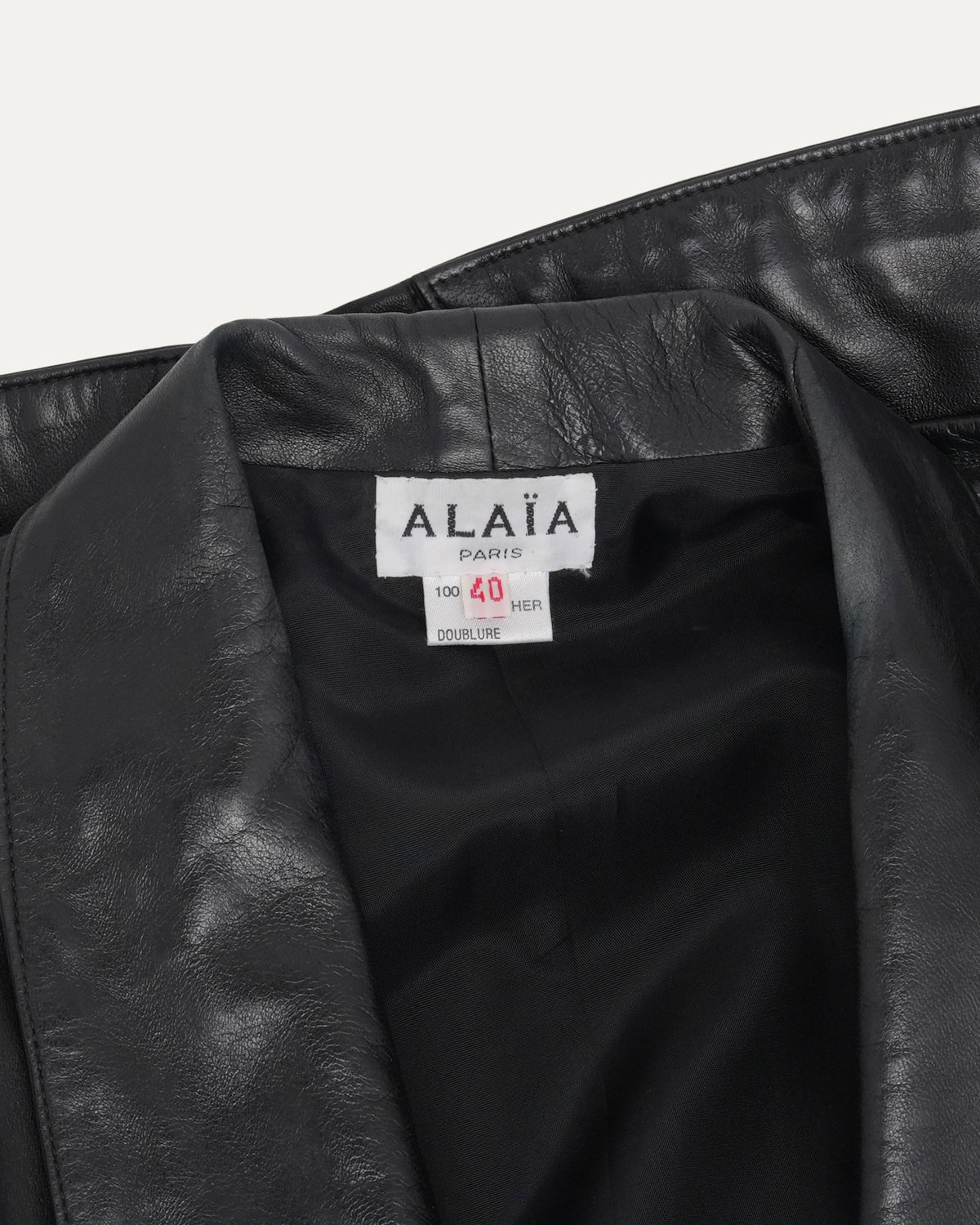 1982 Leather Blazer