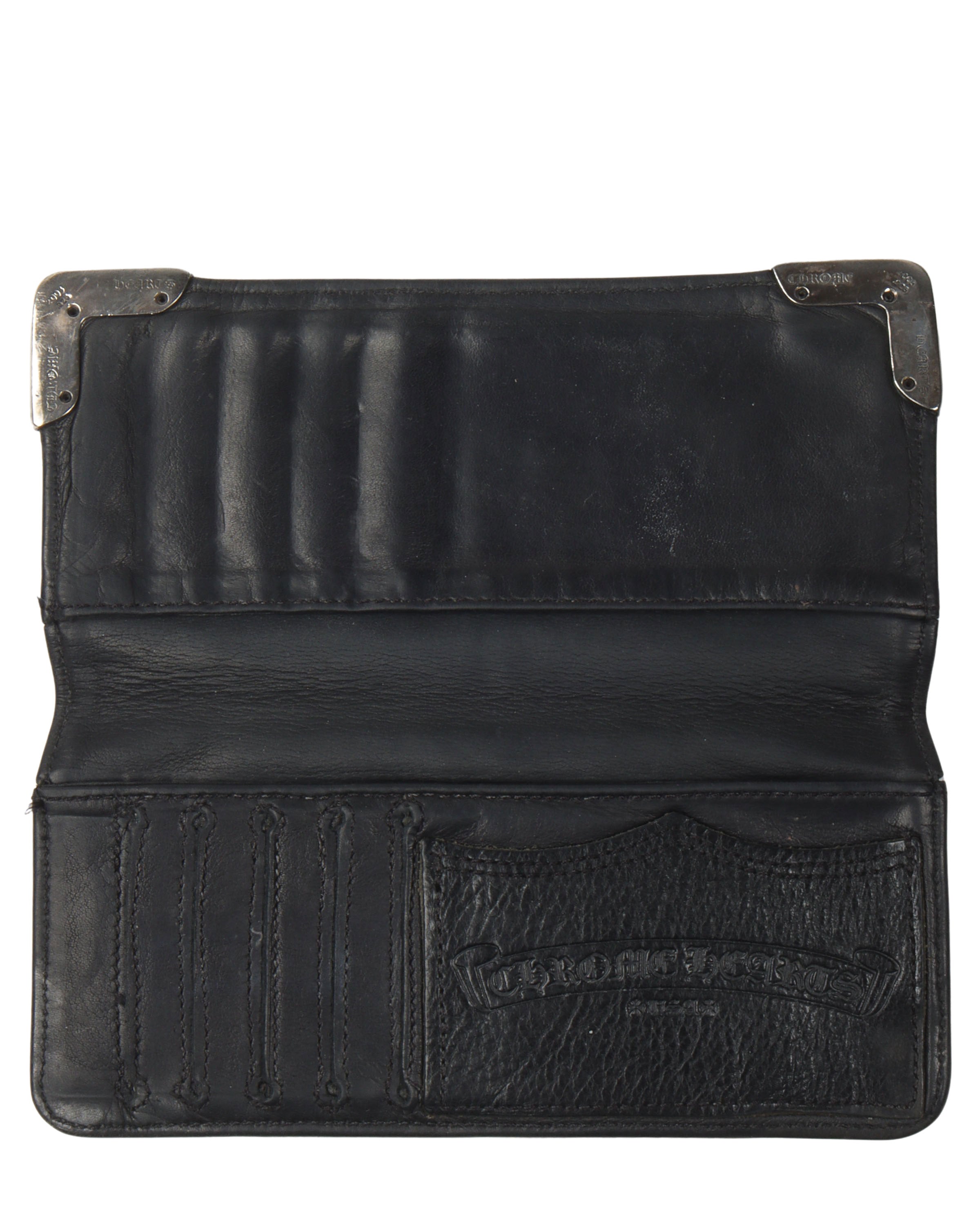 Rectangular Leather Bi-Fold Wallet