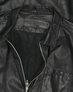 Short Sleeve Leather Shirt
