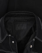 Contrast Stitch Work Jacket