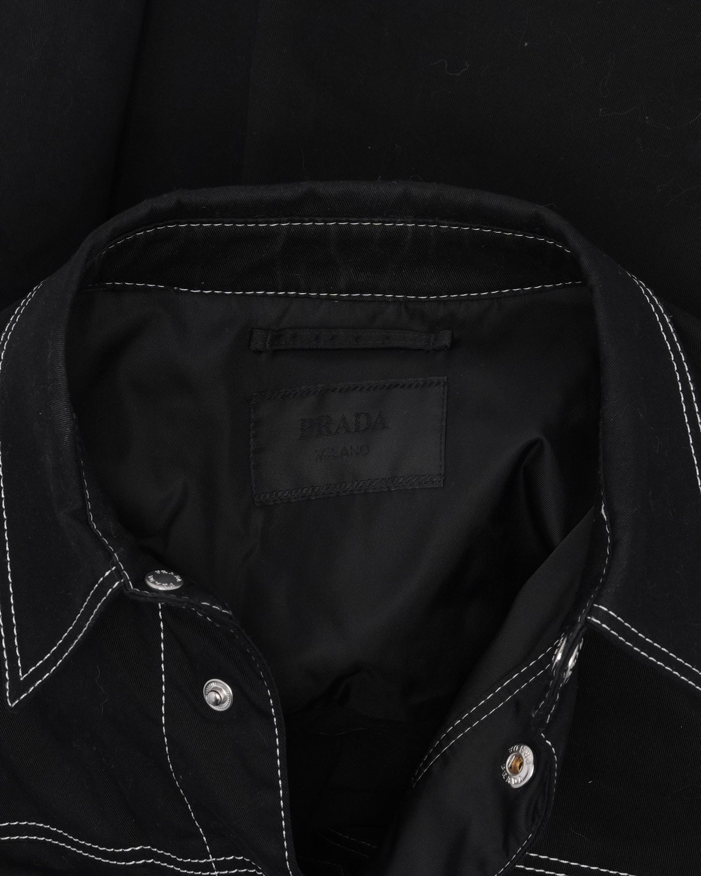 Contrast Stitch Work Jacket