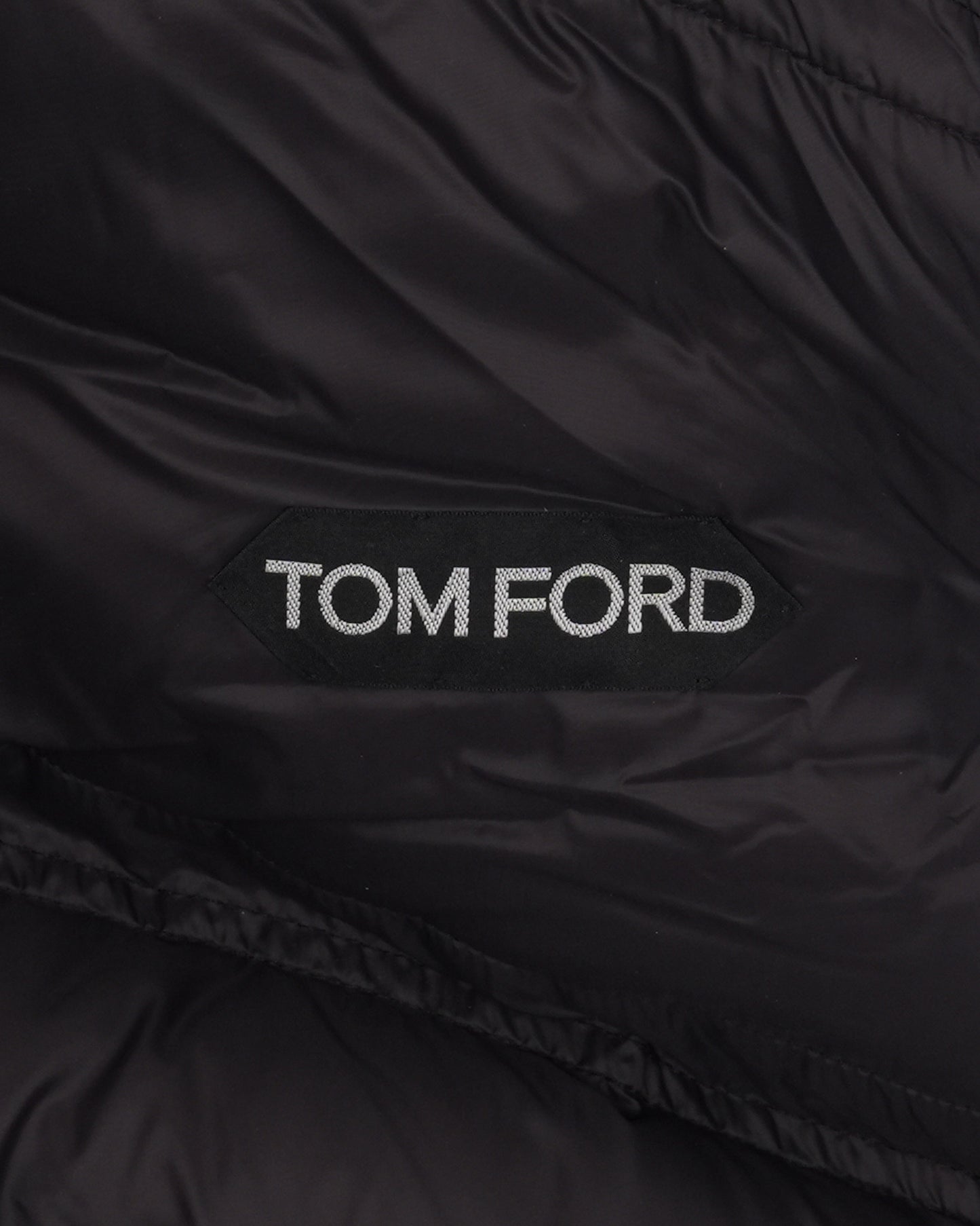 Leather Embellished Puffer Vest