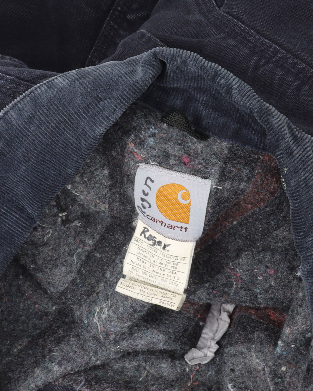 Carhartt Detroit Jacket with American Flag Patch