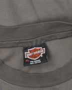 Harley Davidson Blue Flame Logo T-Shirt