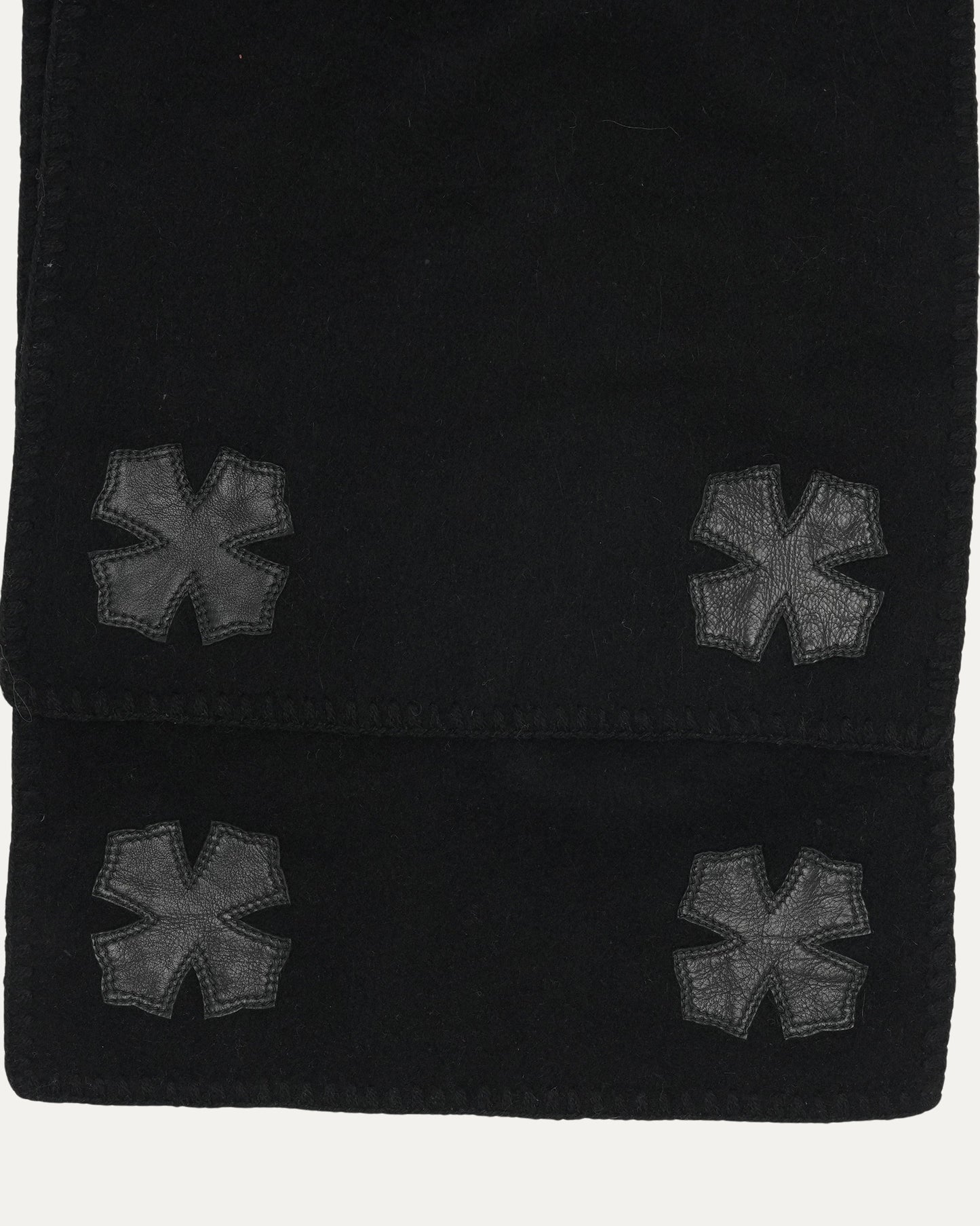 Cashmere Cross Patch Scarf