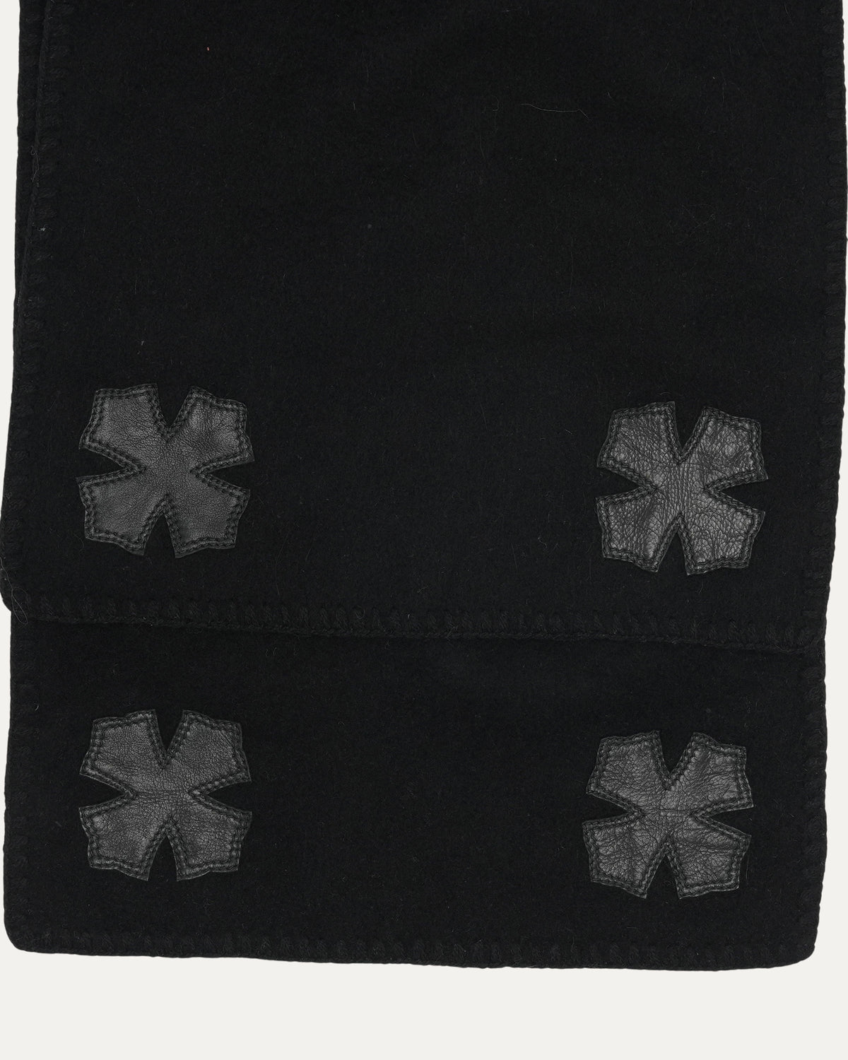 Cashmere Cross Patch Scarf