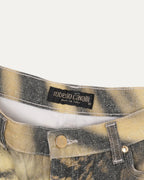 FW 2000 Tiger Print Jeans