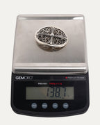 Oval Cross Belt Buckle