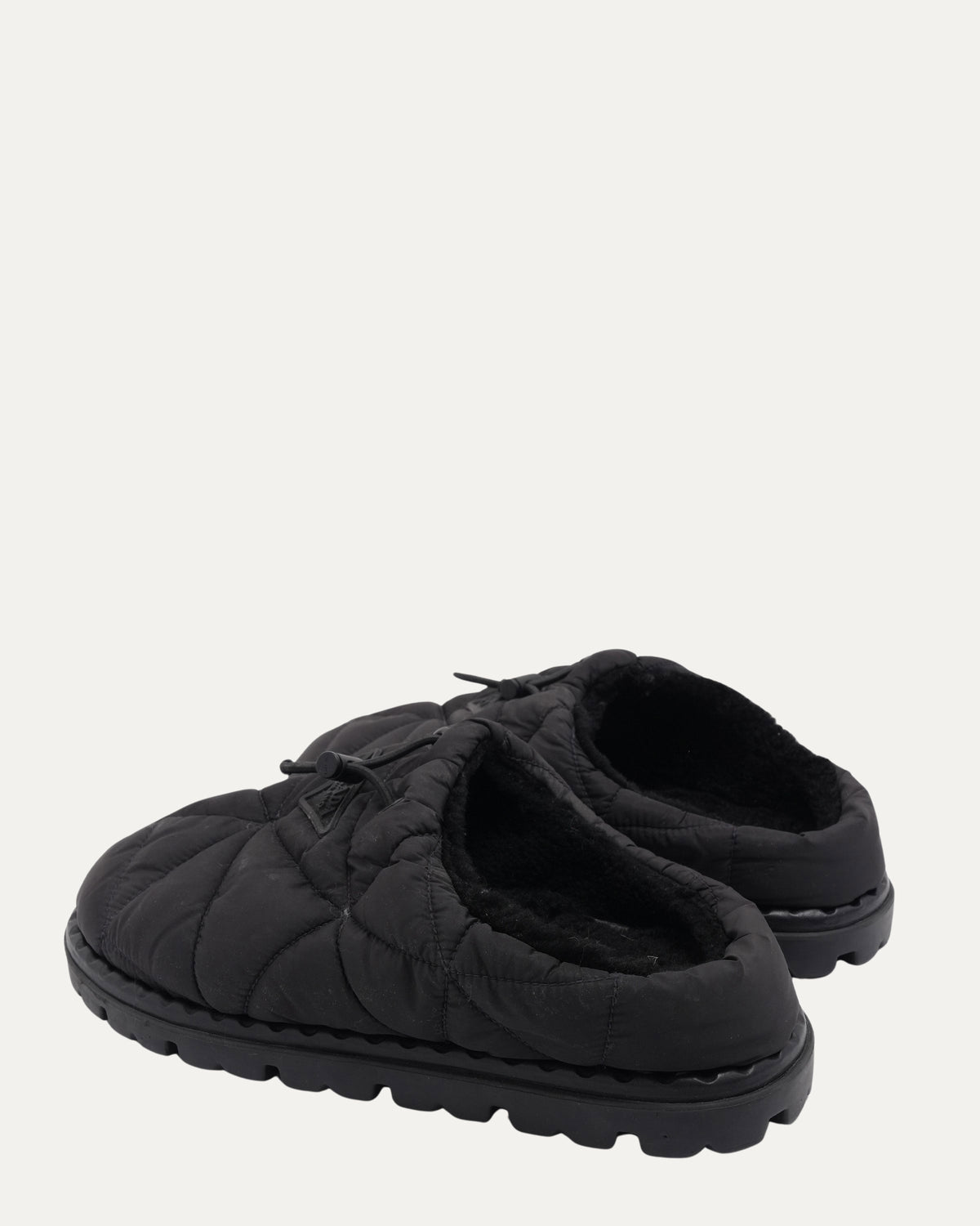Quilted Nylon Puffer Sandal