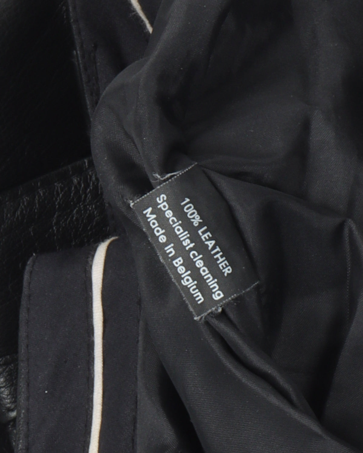 AW98 "Radioactivity" Leather Cargo Pants
