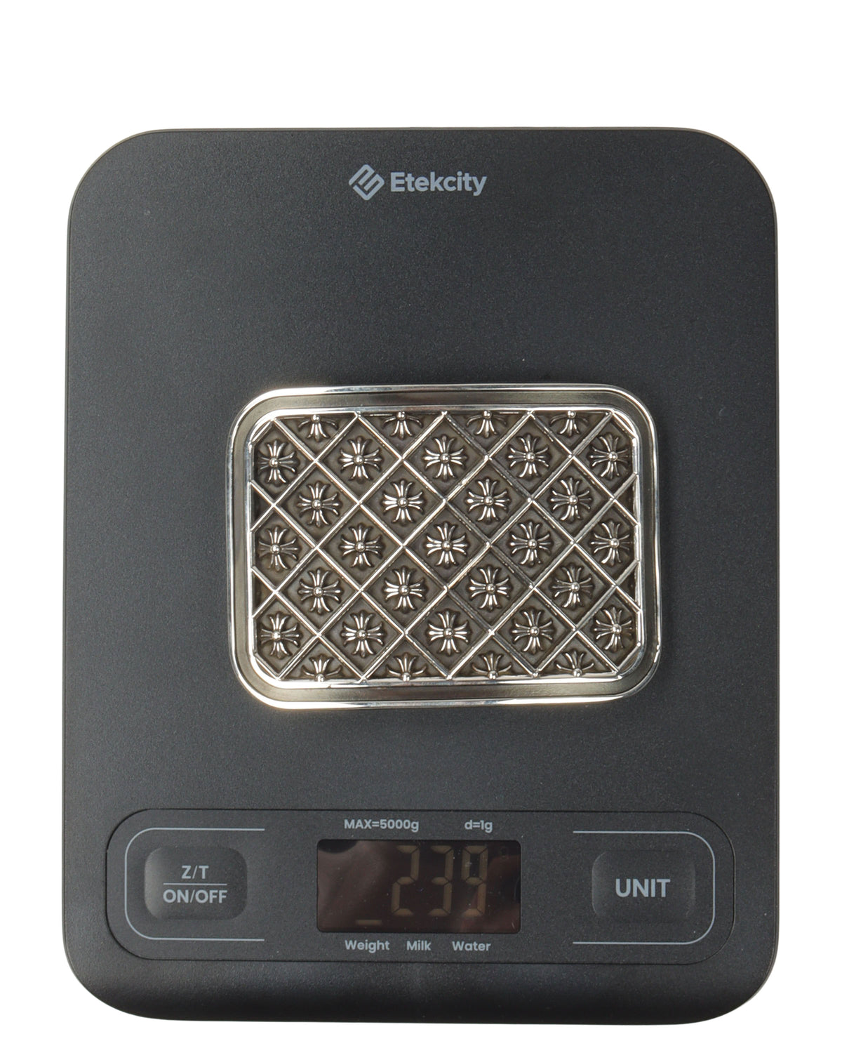 Silver Plus Cross Belt Buckle