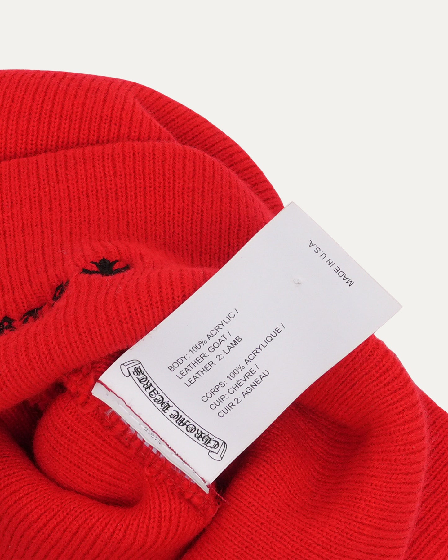Rolling Stones Tongue & Lip Patch Beanie