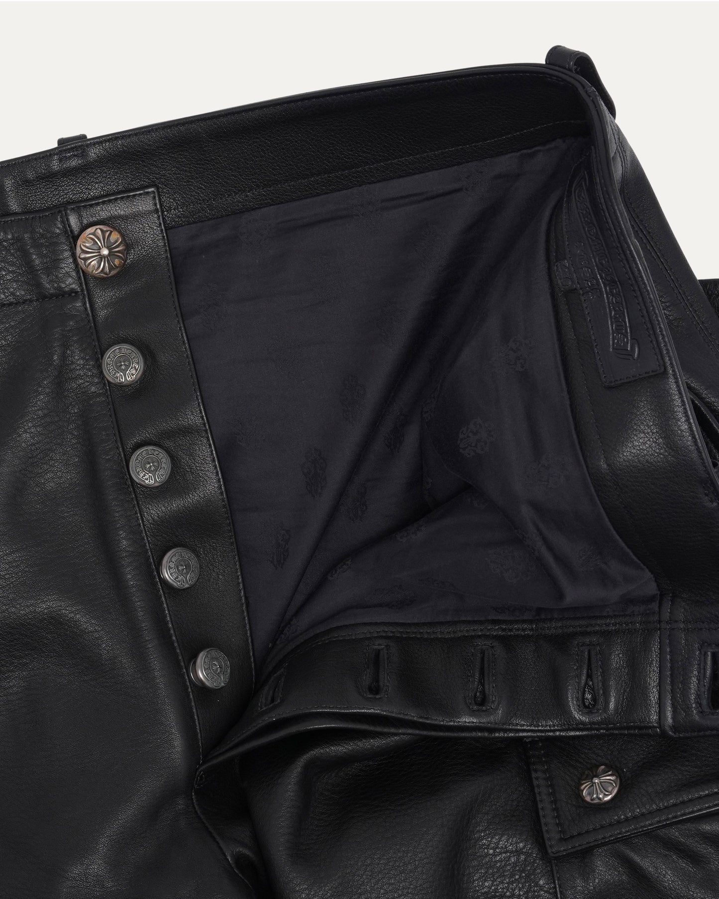 Leather Cargo Pants