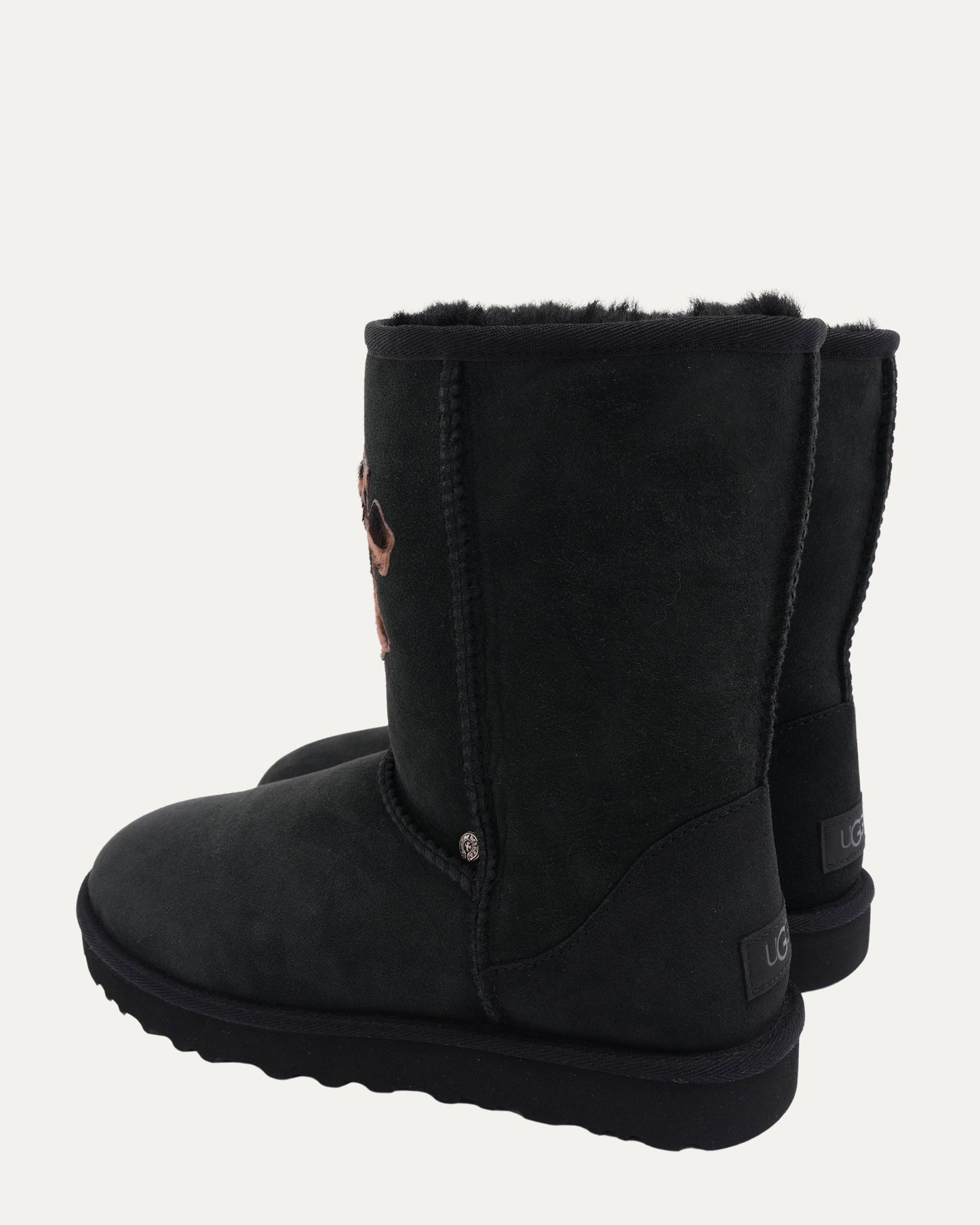 Cross Patch Embellished Ugg Boots