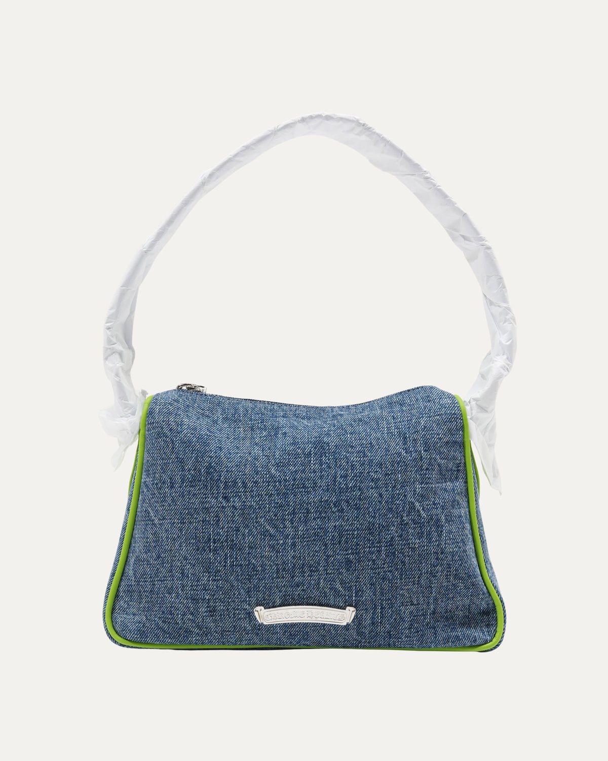 Denim Cross Patch Chicken Nugget Bag
