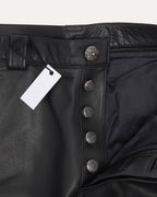 Fleur Knee Leather Carpenter Pants