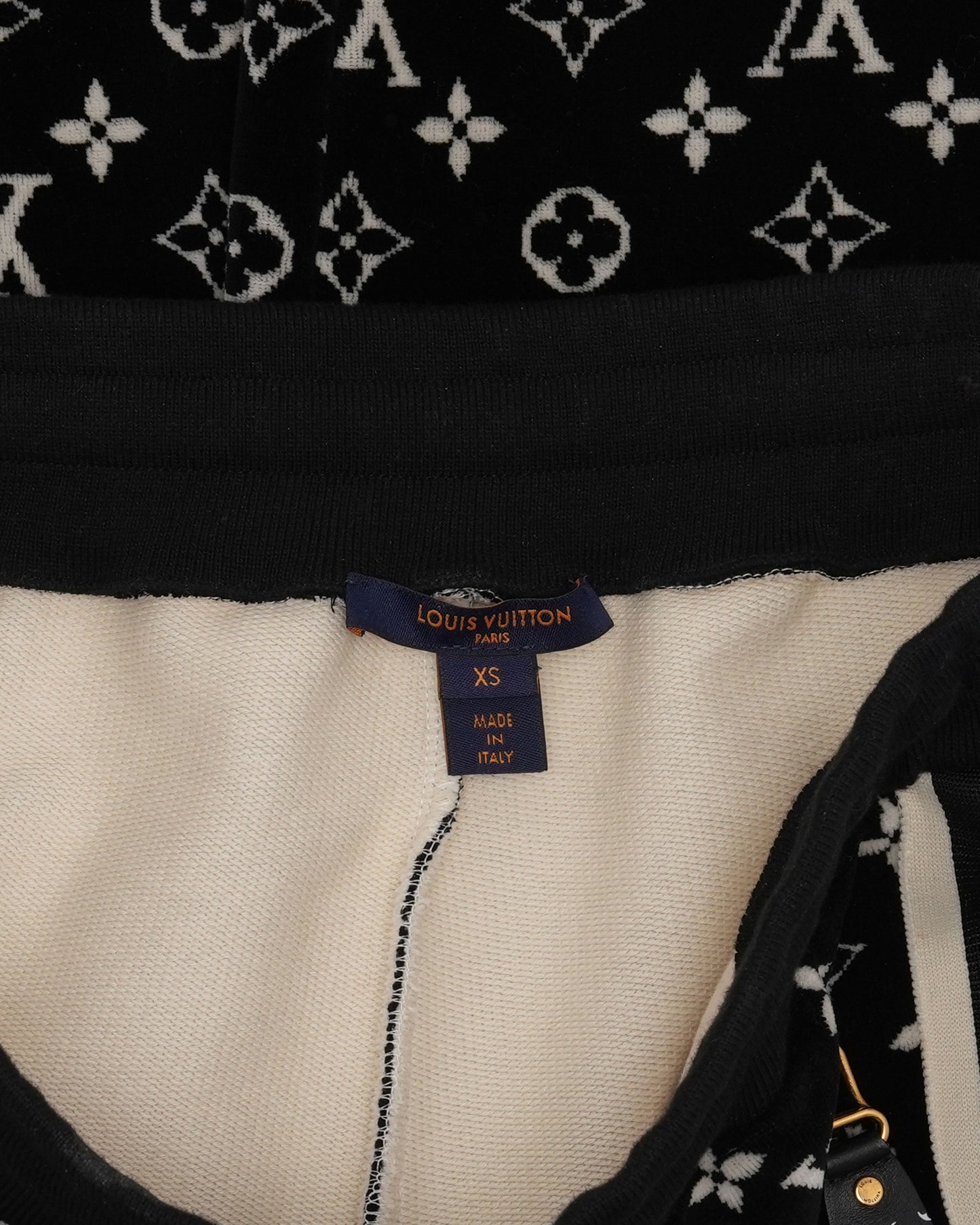 Velour Monogram Track Pants