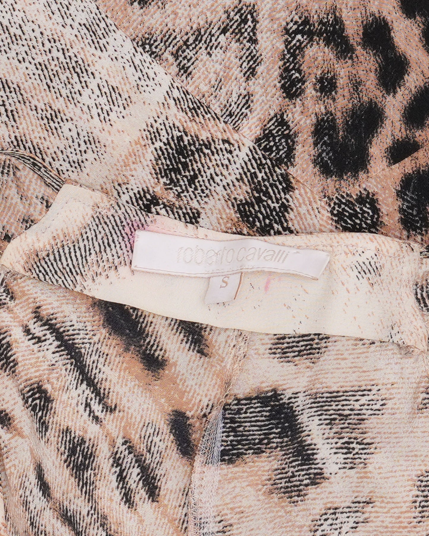 SS 2002 Silk Cheetah Pattern Dress