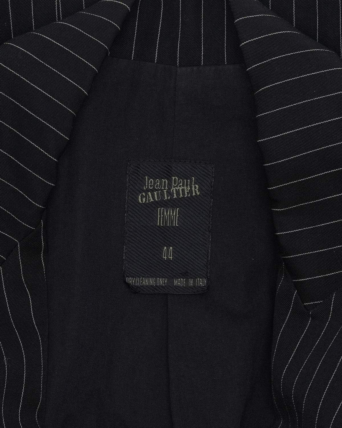 FW 1989 Pinstripe Bondage Blazer