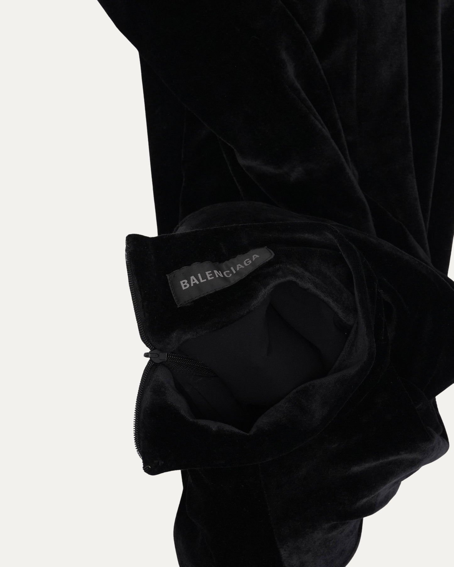 Turtleneck Velour Mini Dress