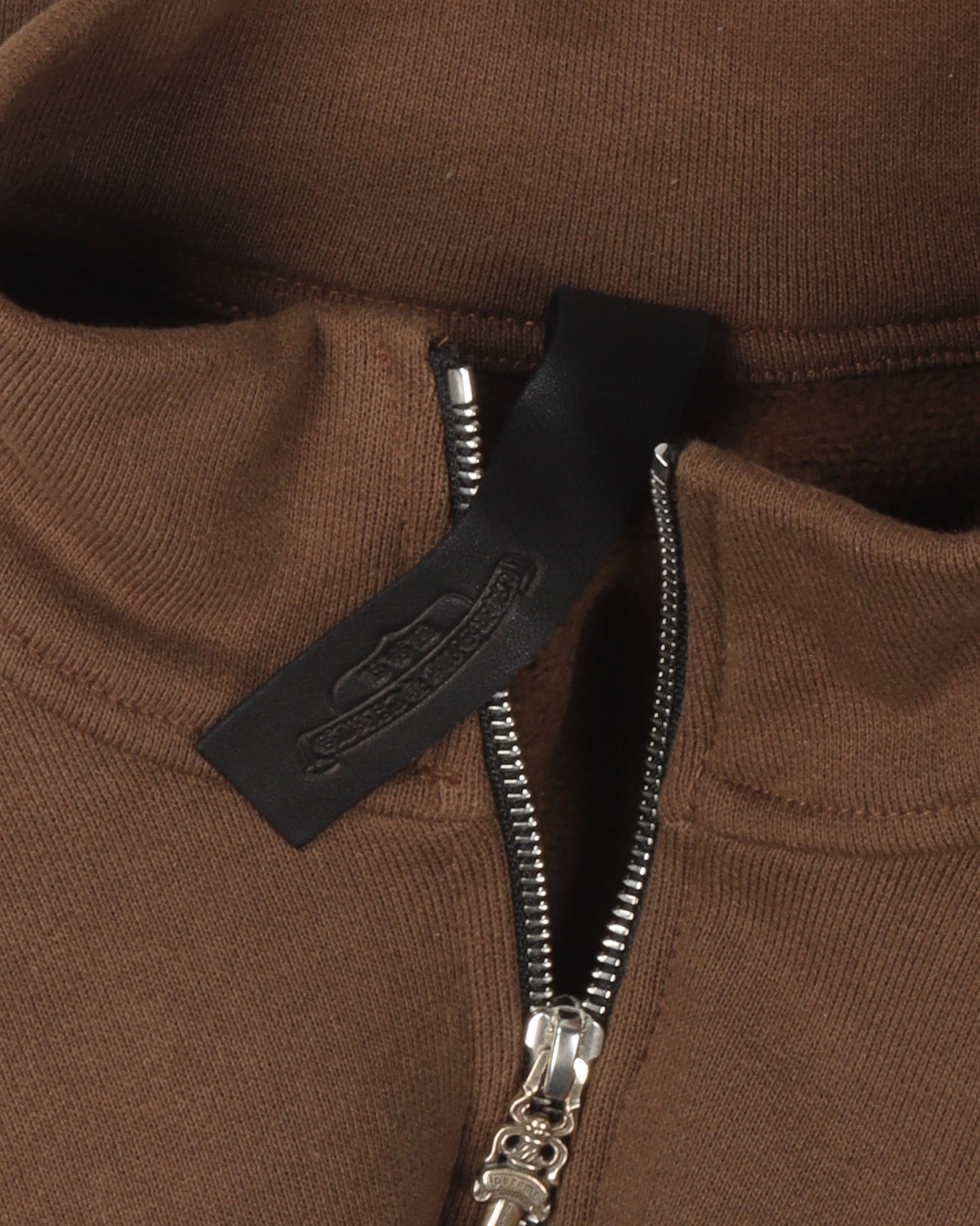 Embroidered Quarter-Zip Sweatshirt