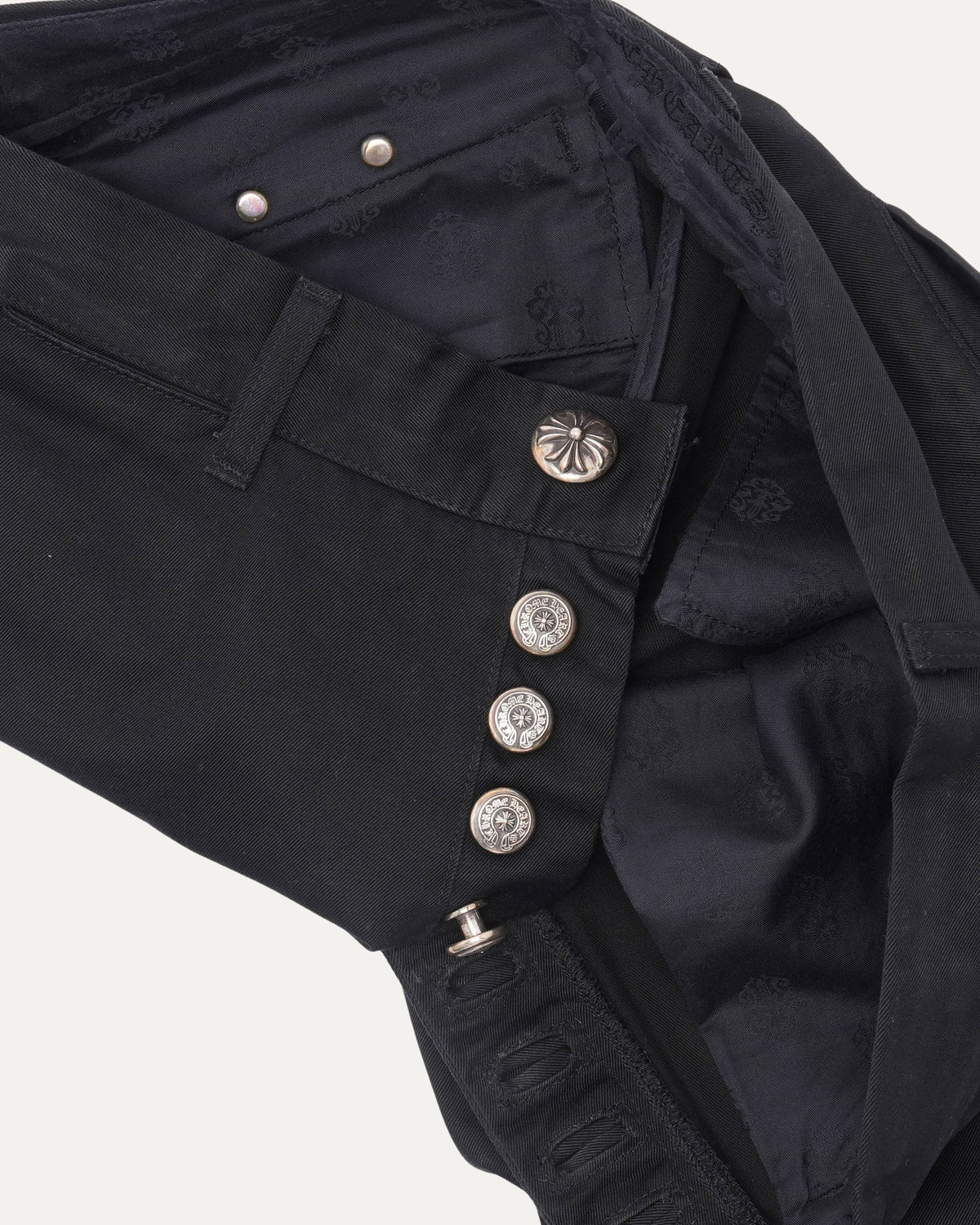 Raw Hem Chino Pants