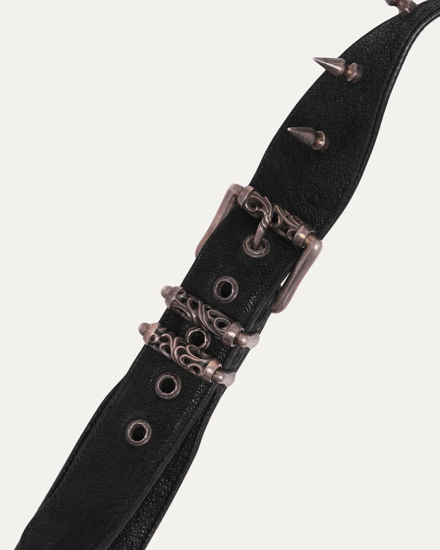 Leather Spike Guitar Strap