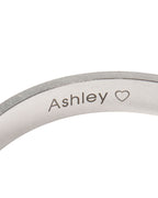 Engraved Diamond Love Bracelet