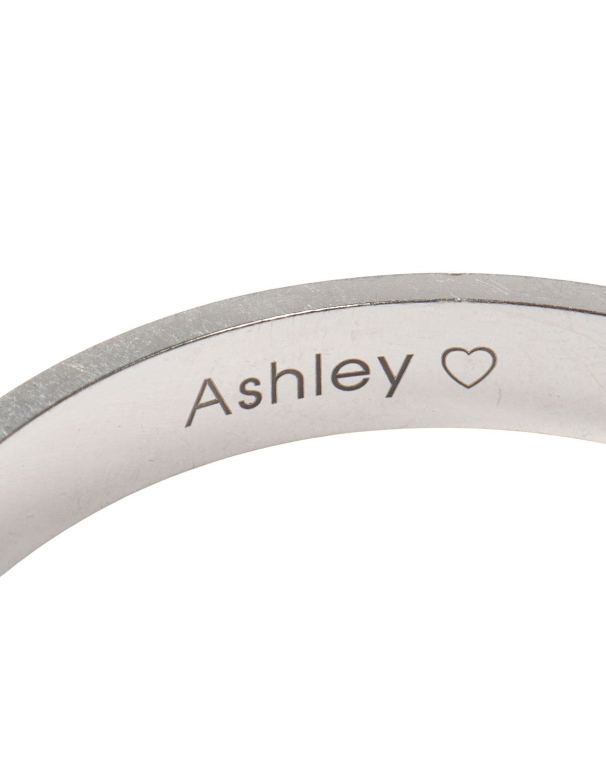 Engraved Diamond Love Bracelet